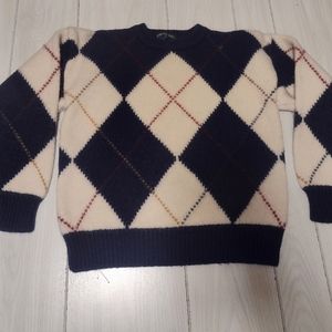 Vintage Embassy  Knit Mens Sweater XL 100% Wool